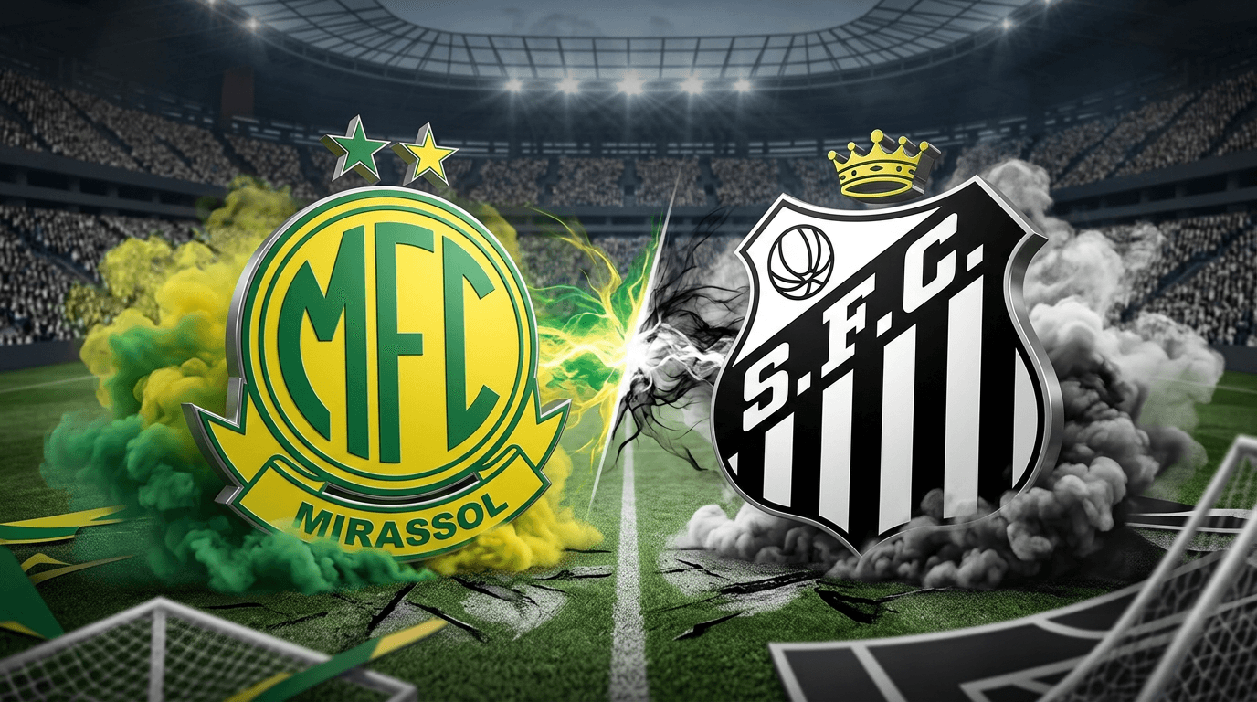 Mirassol x Santos ao vivo: Onde assistir, horário e escalações hoje
