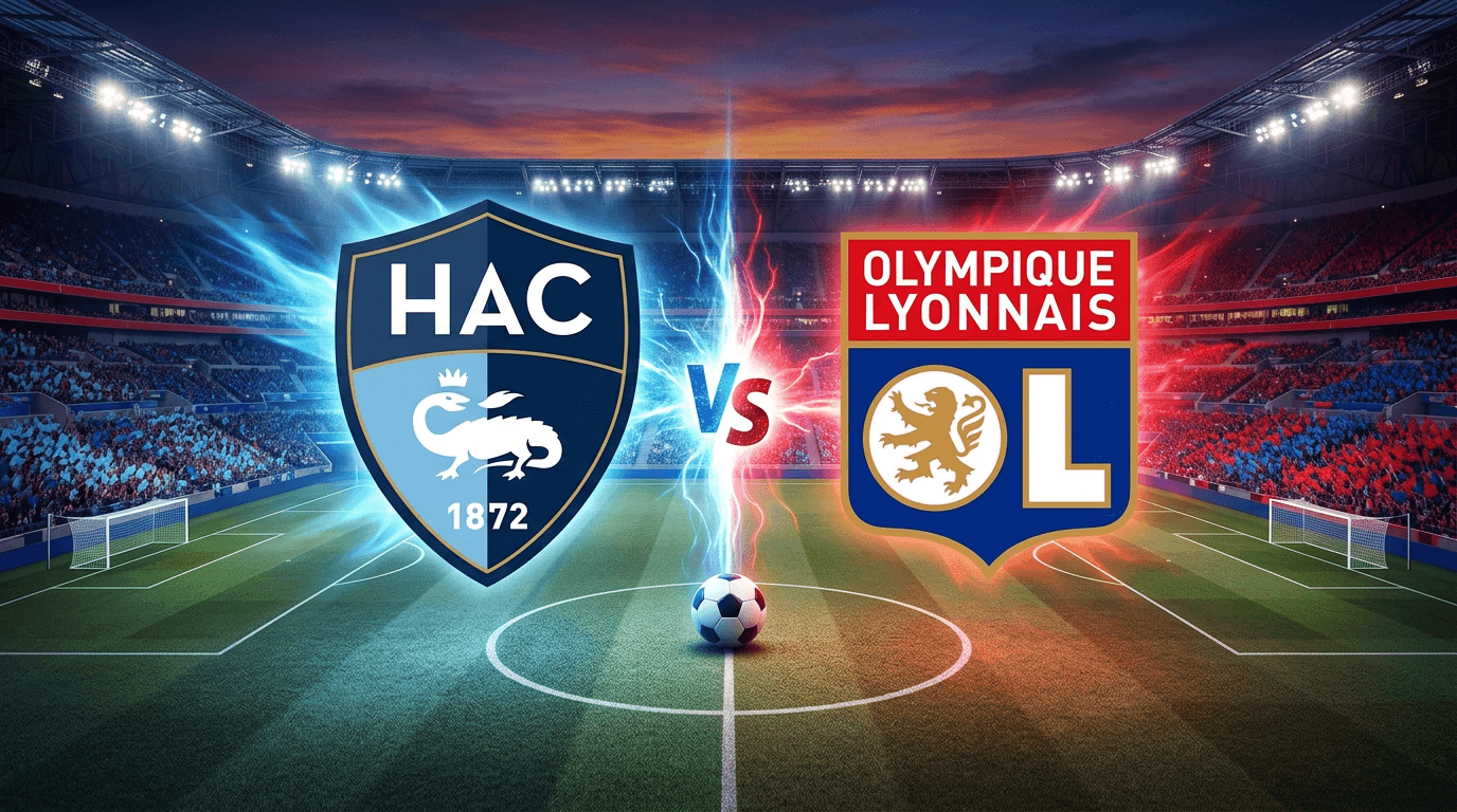 Le Havre x Lyon ao vivo: Onde assistir, horário e escalações hoje