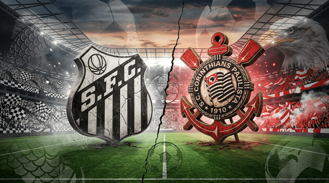 Santos x Corinthians ao vivo hoje pelo Brasileirão: Onde assistir, horário e escalações hoje