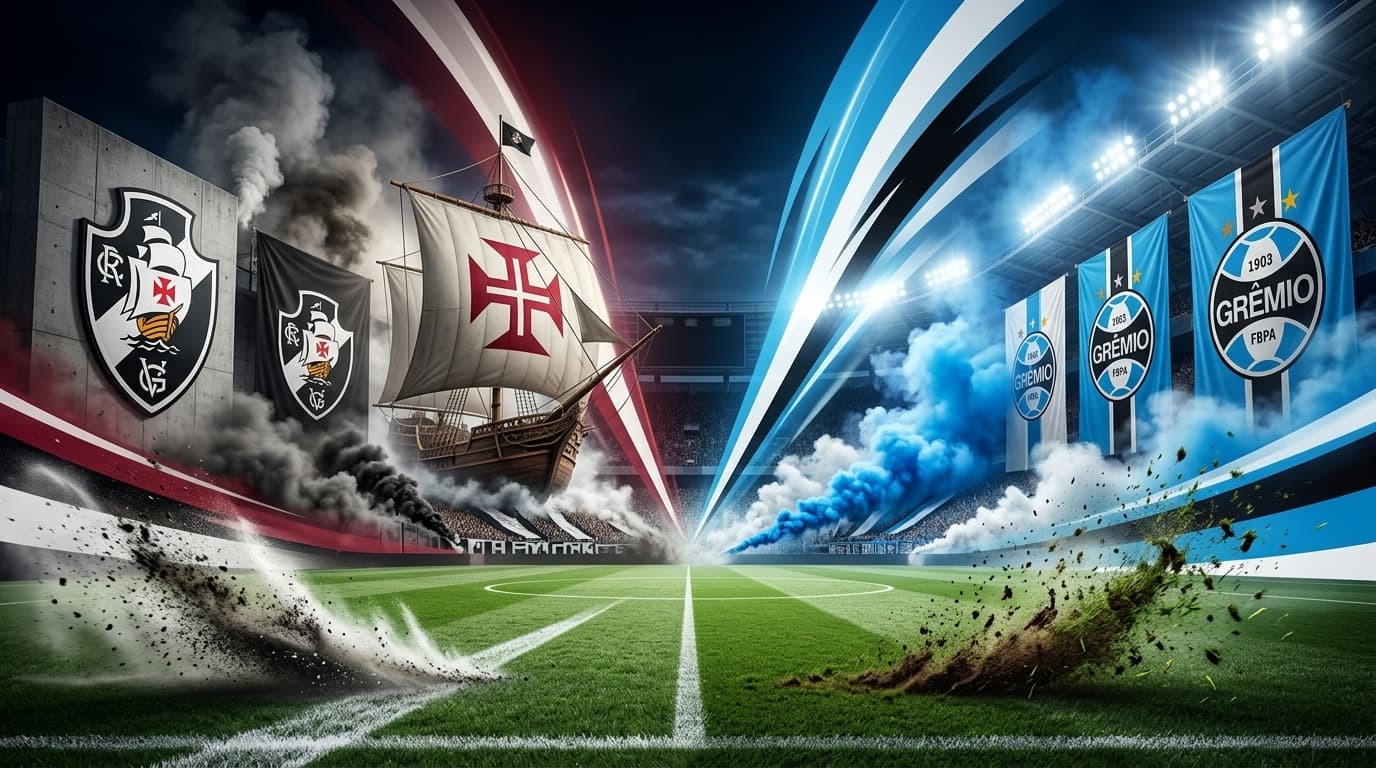 Já tem gol! Vasco x Grêmio ao vivo hoje: Onde assistir, gols, melhores momentos, horário e escalações