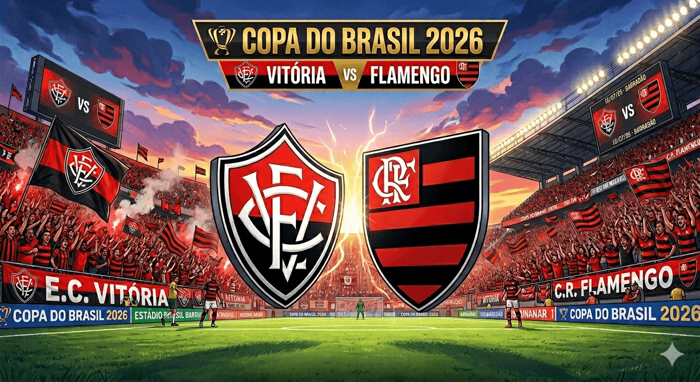 Vitória e Flamengo voltam a se enfrentar na Copa do Brasil após 22 anos