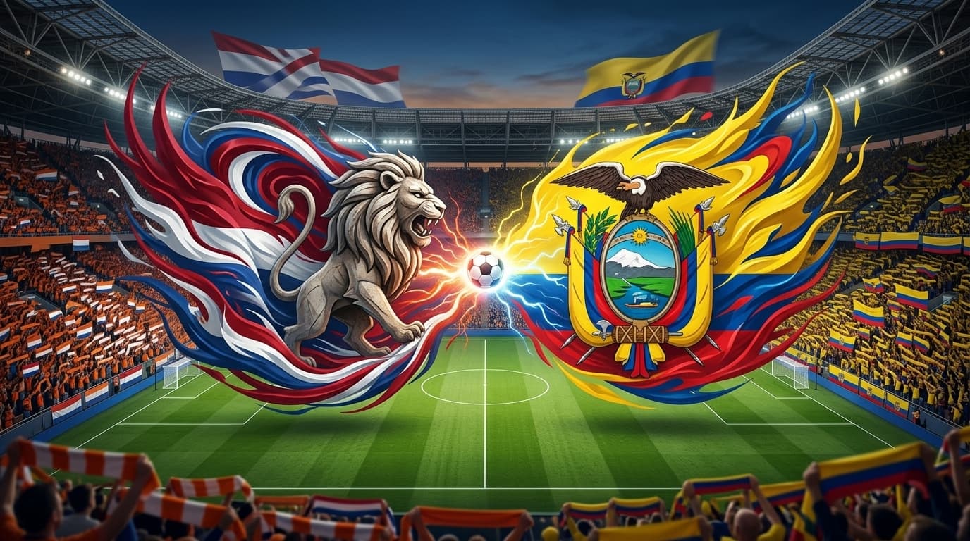 Holanda x Equador ao vivo hoje! Onde assistir, gols, melhores momentos, horário e escalações