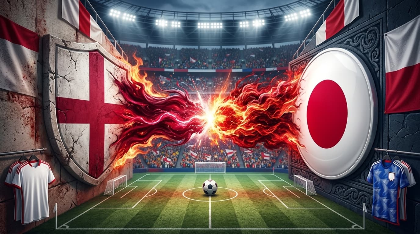 Inglaterra x Japão ao vivo hoje! Onde assistir, gols, melhores momentos, horário e escalações