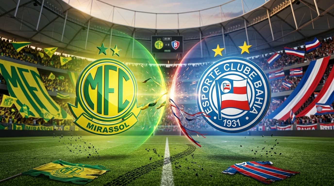 Mirassol x Bahia ao vivo hoje; Acompanhe