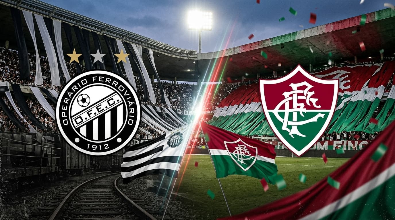 Operario-PR x Fluminense! Acompanhe ao vivo o Fluzão tentando a vitória no Paraná