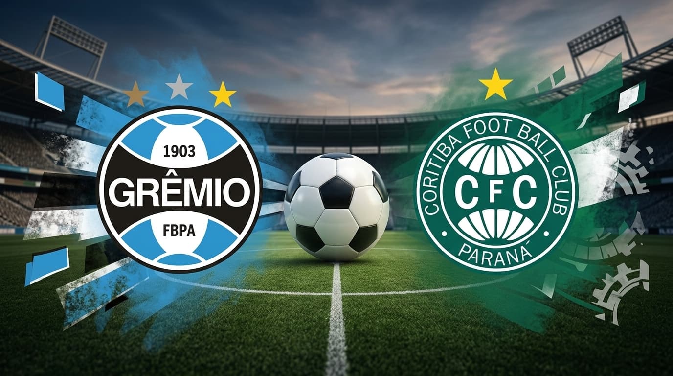 Grêmio x Coritiba ao vivo hoje pelo Brasileirão! Lance a Lance, gols, escalações e mais