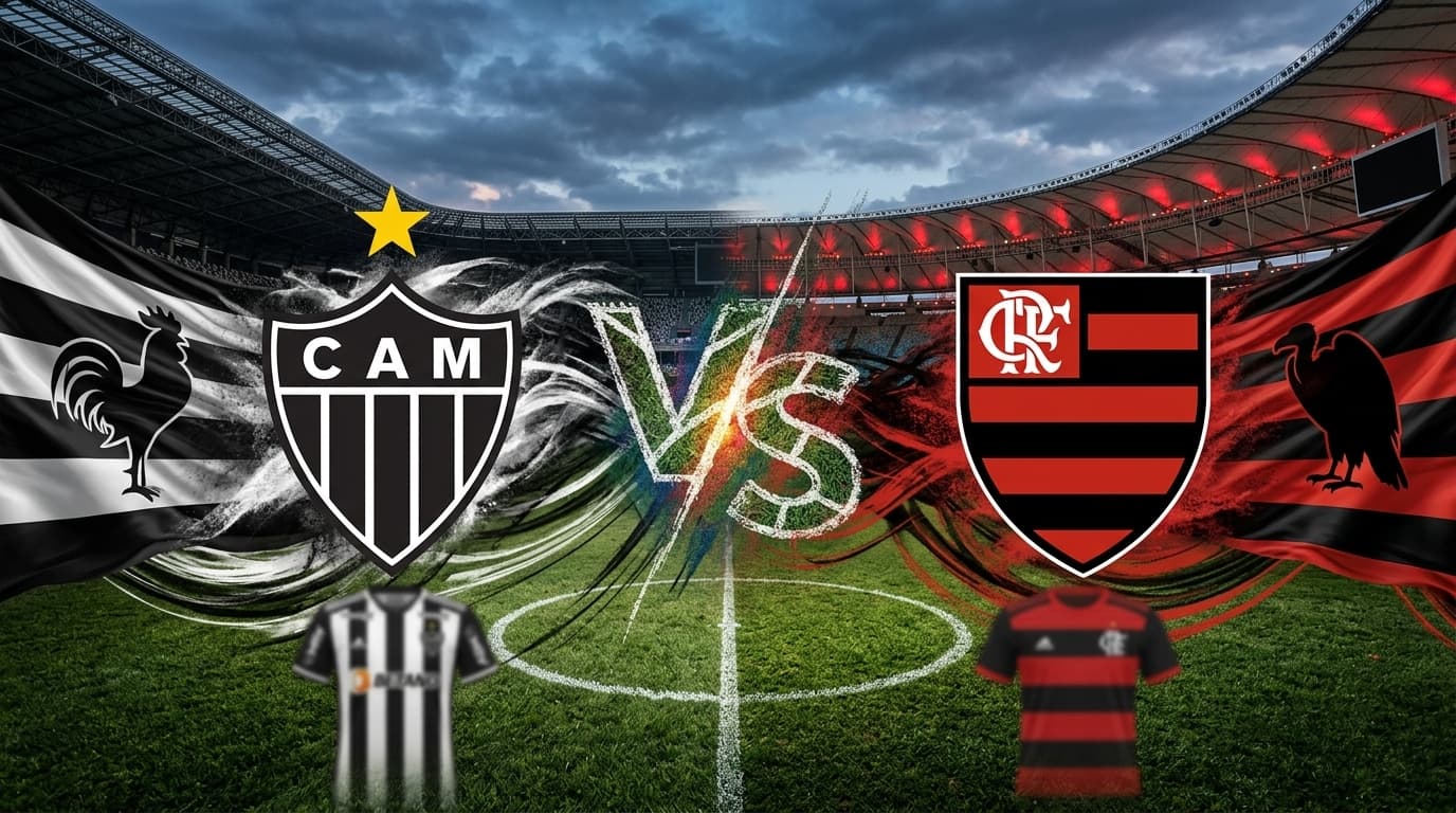 Atlético-MG x Flamengo ao vivo hoje; Acompanhe
