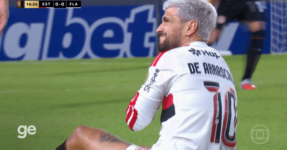 Arrascaeta sofre lesão no ombro e vira dúvida para a Copa do Mundo de 2026