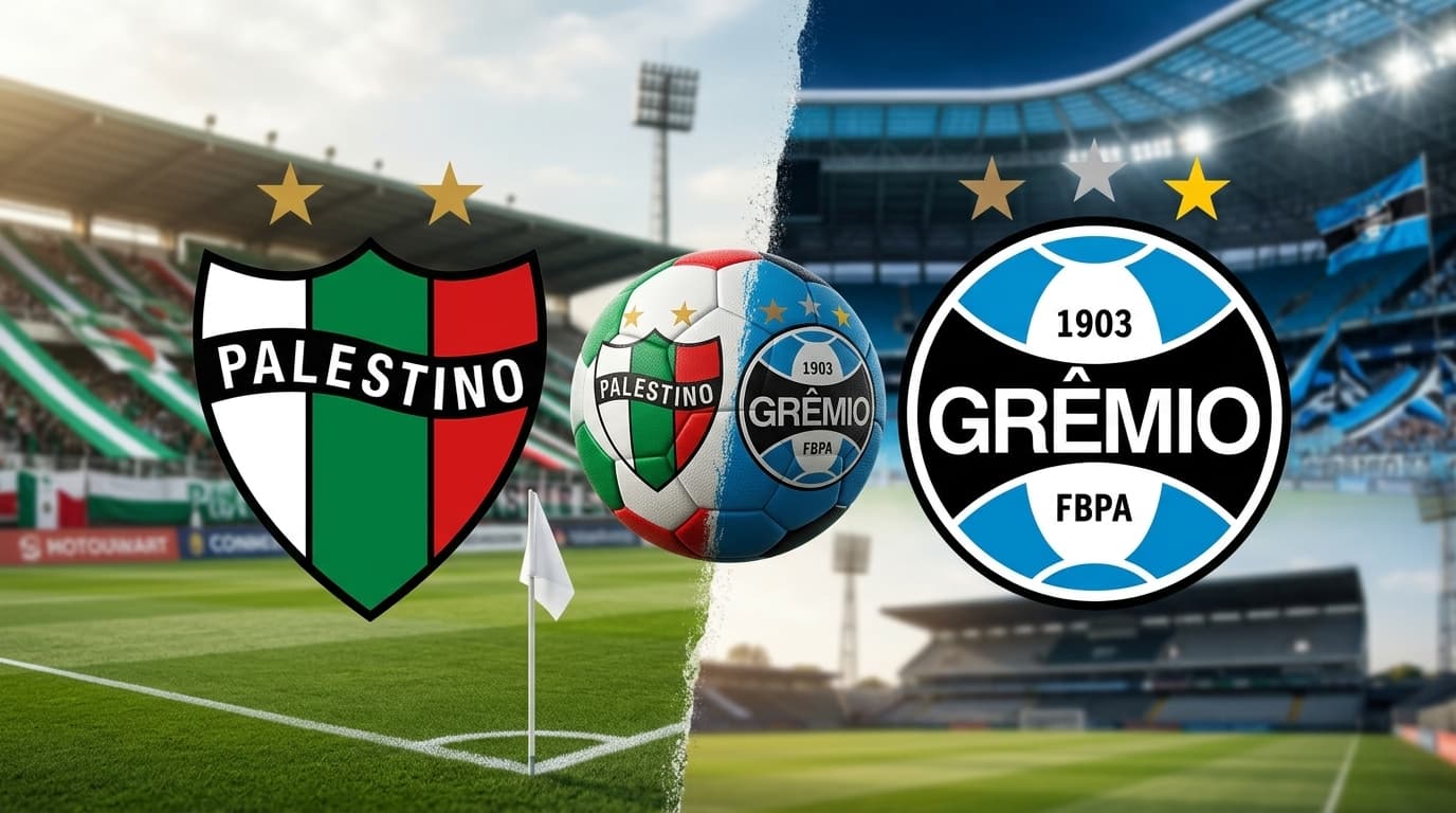 Palestino x Grêmio ao vivo hoje; Acompanhe