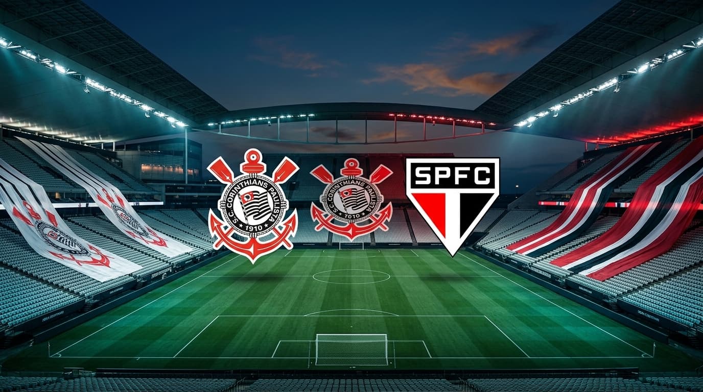 Corinthians x São Paulo ao vivo hoje; Acompanhe