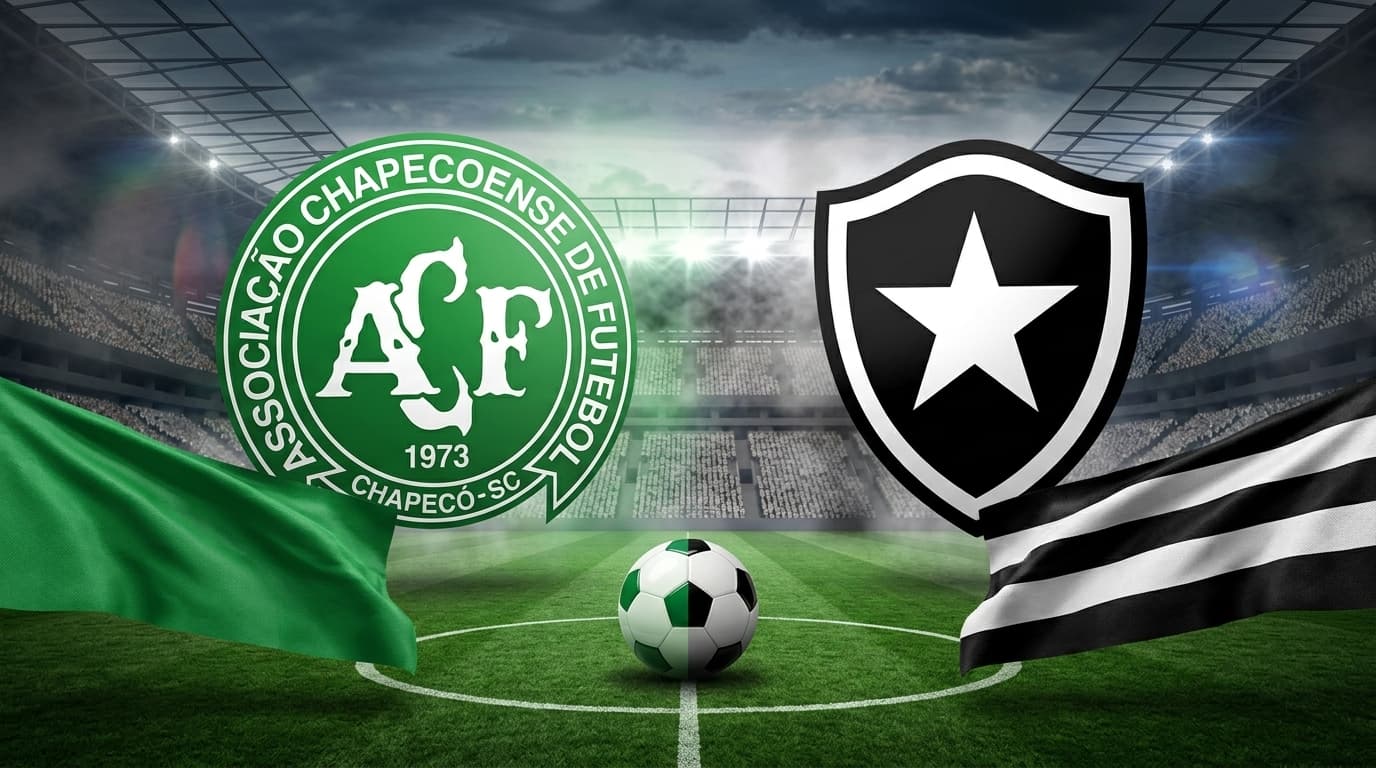 Chapecoense x Botafogo ao vivo o duelo de gigantes na Arena Condá!