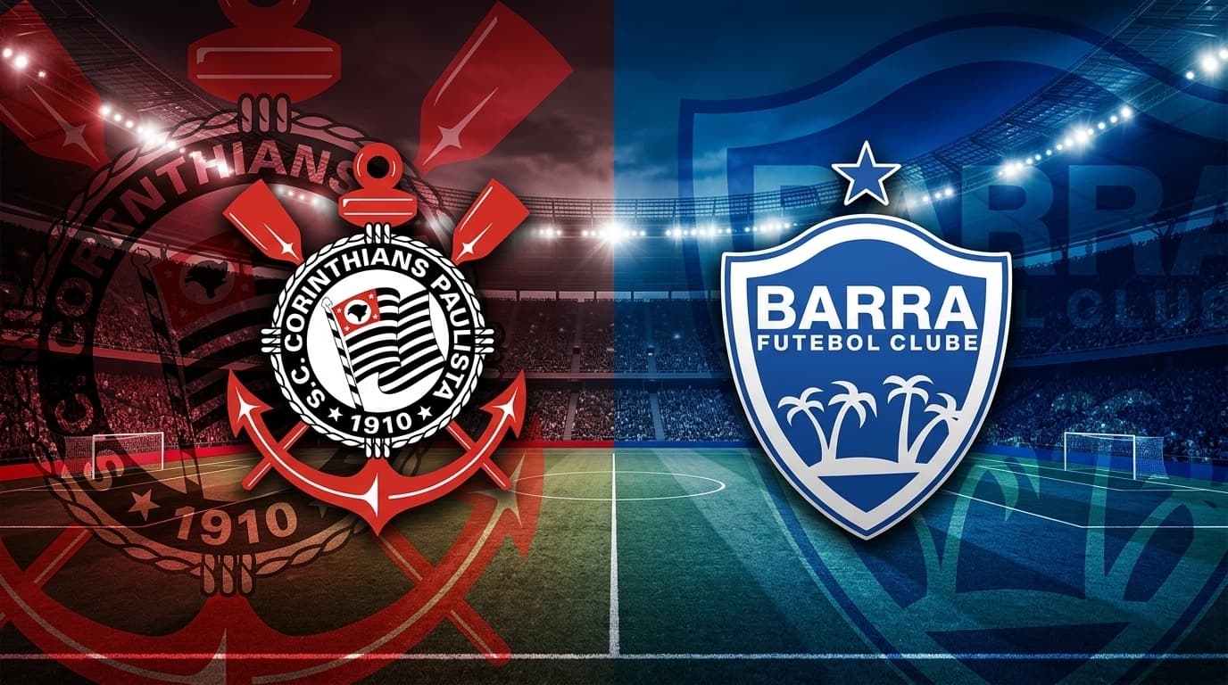 Corinthians x Barra ao vivo hoje! Onde assistir, gols, melhores momentos, horário e escalações