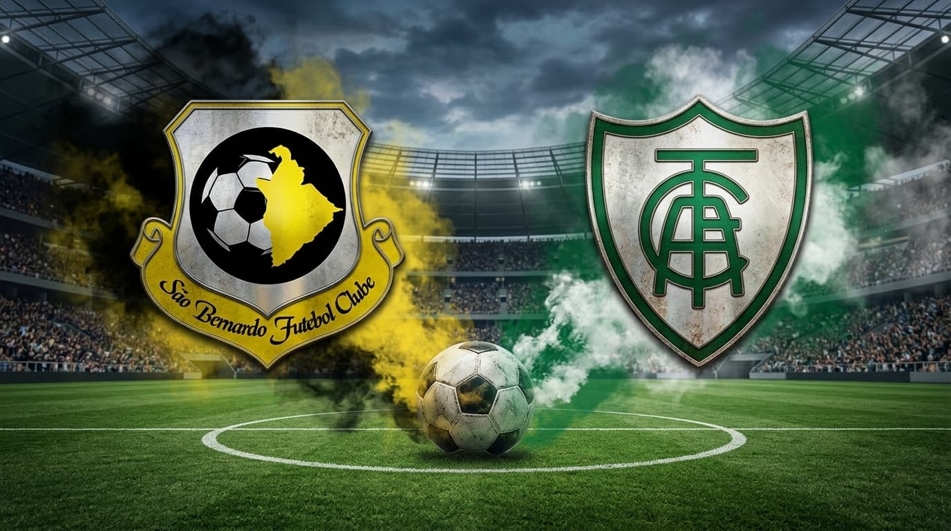 São Bernardo x América Mineiro ao vivo hoje! Onde assistir, gols, melhores momentos, horário e escalações