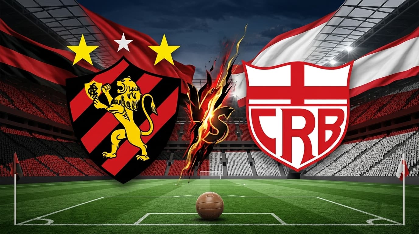 Sport x CRB ao vivo hoje! Siga em tempo real todos os lances deste grande clássico do futebol do Nordeste!!