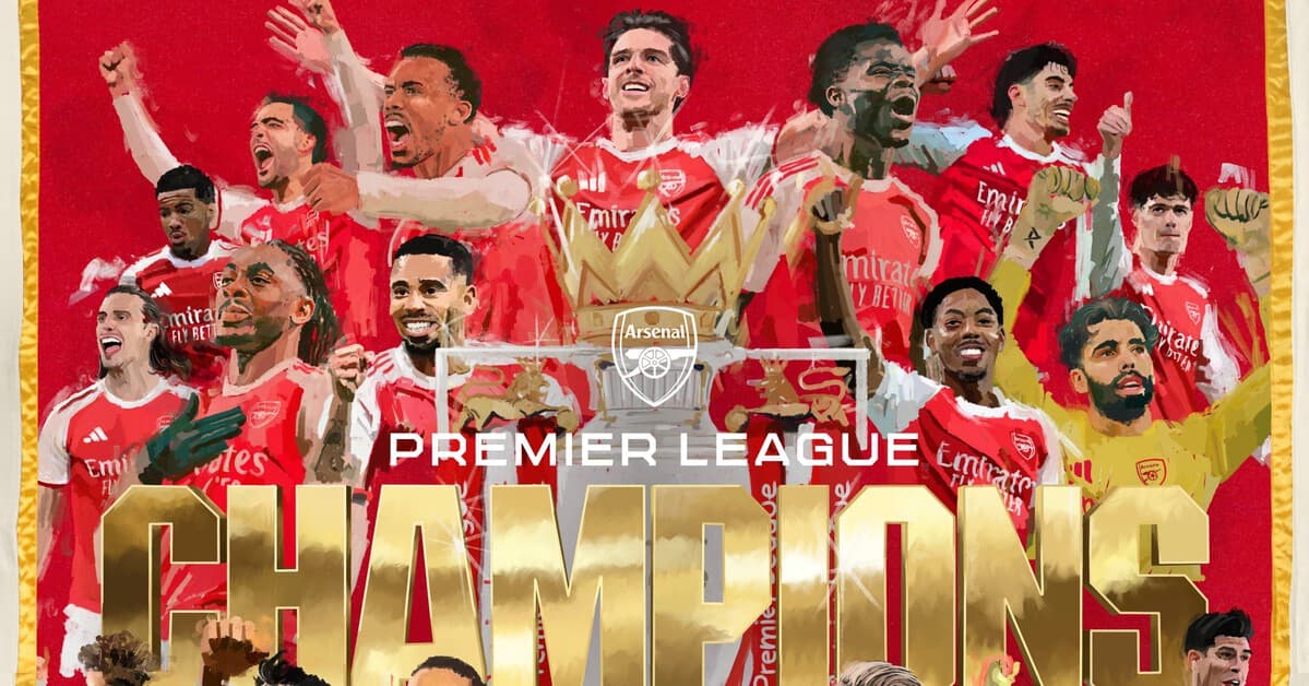 Arsenal é Campeão: Os Gunners conquistam a Premier League e encerram jejum de 22 anos