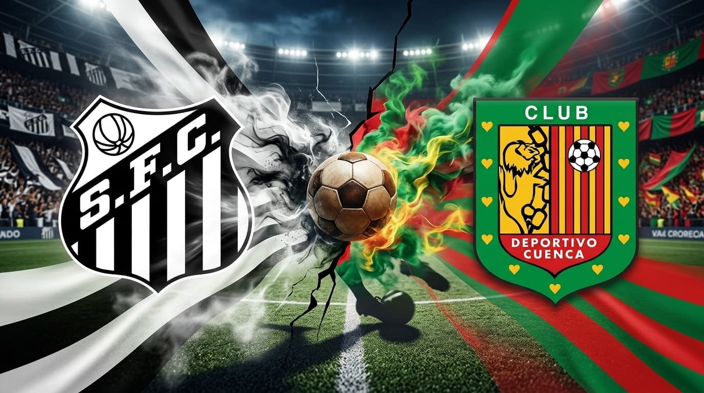 Santos x Deportivo Cuenca ao vivo hoje! Onde assistir, gols, melhores momentos, horário e escalações