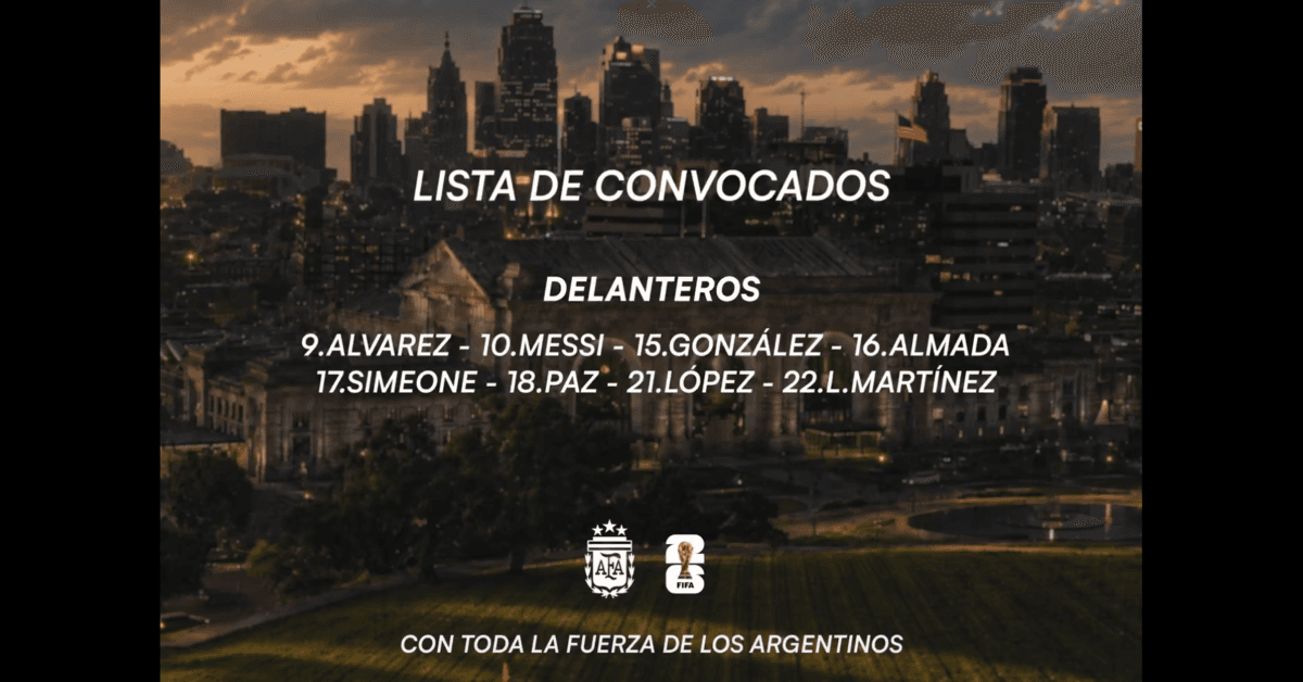 Argentina anuncia convocados para a Copa do Mundo de 2026 com Flaco López