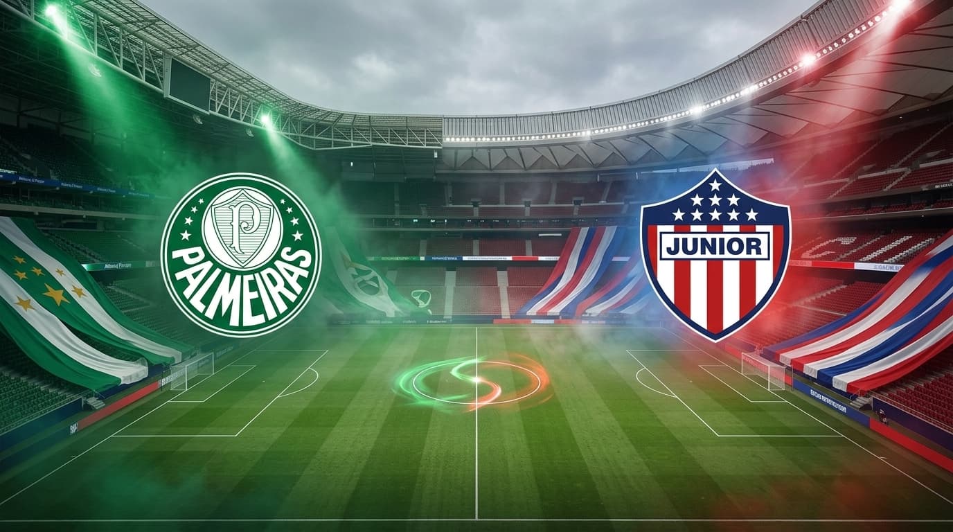 Palmeiras x Junior ao vivo hoje! Onde assistir, gols, melhores momentos, horário e escalações