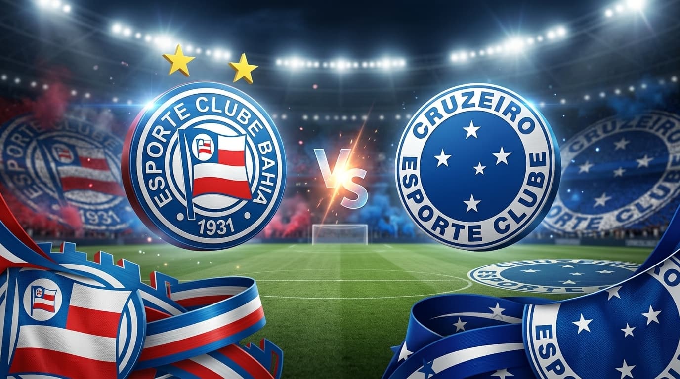 Bahia x Cruzeiro ao vivo hoje; Acompanhe