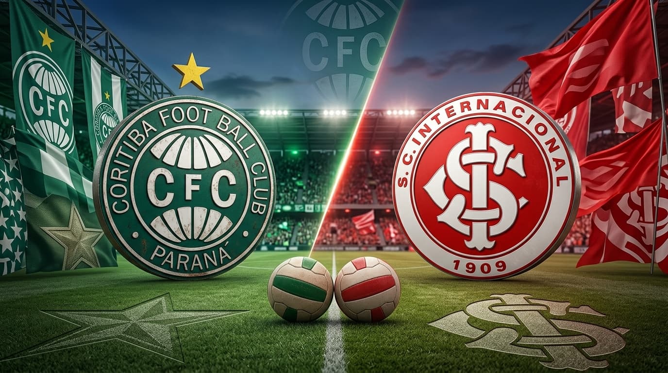 Coritiba x Internacional ao vivo hoje; Acompanhe