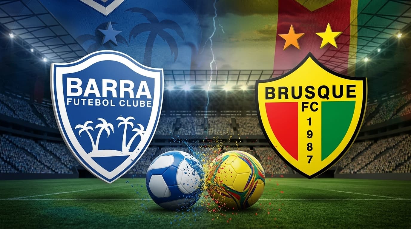 Barra x Brusque ao vivo hoje! Onde assistir, gols, melhores momentos, horário e escalações