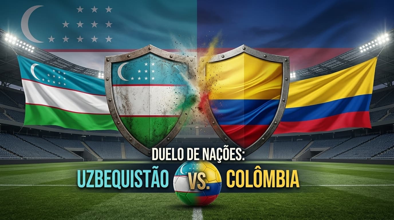 Uzbequistão x Colômbia ao vivo hoje! Onde assistir, gols, melhores momentos, horário e escalações