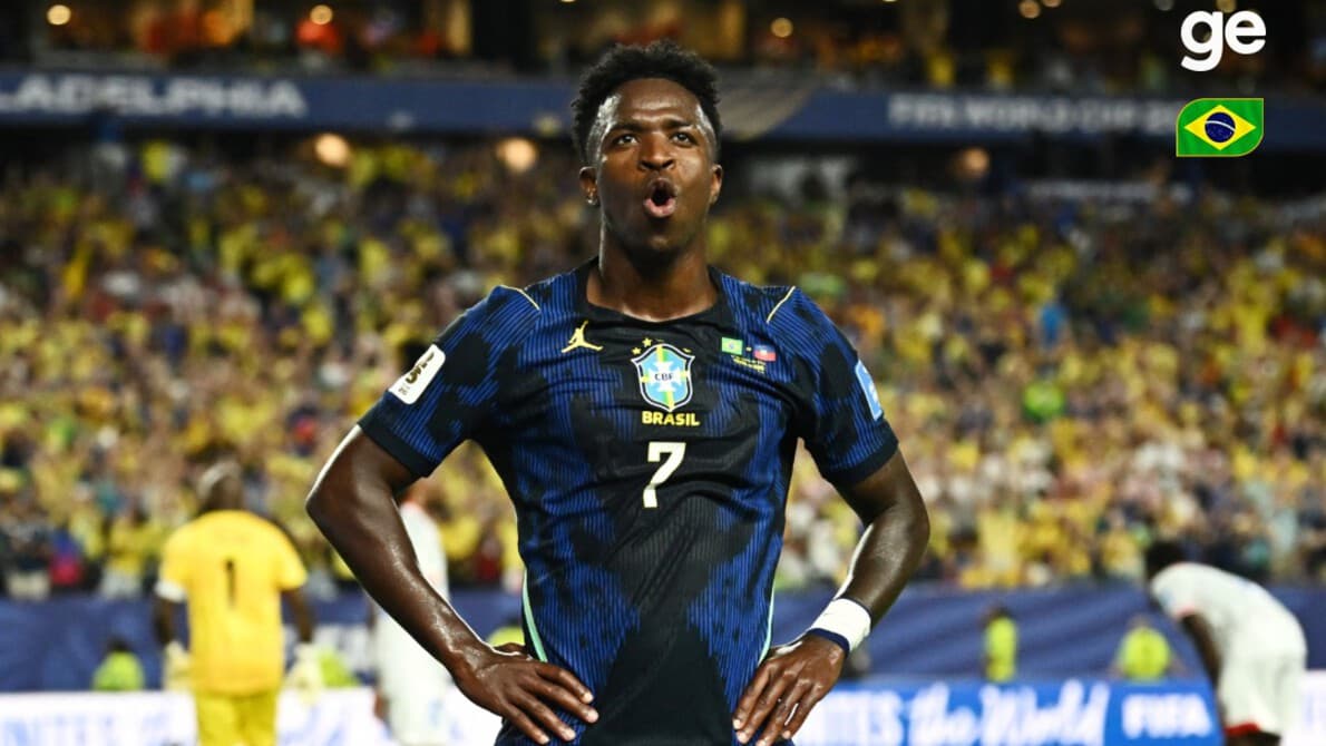 Brasil vence Haiti por 3 a 0 com gols de Matheus Cunha e Vini Jr. e encaminha liderança na Copa