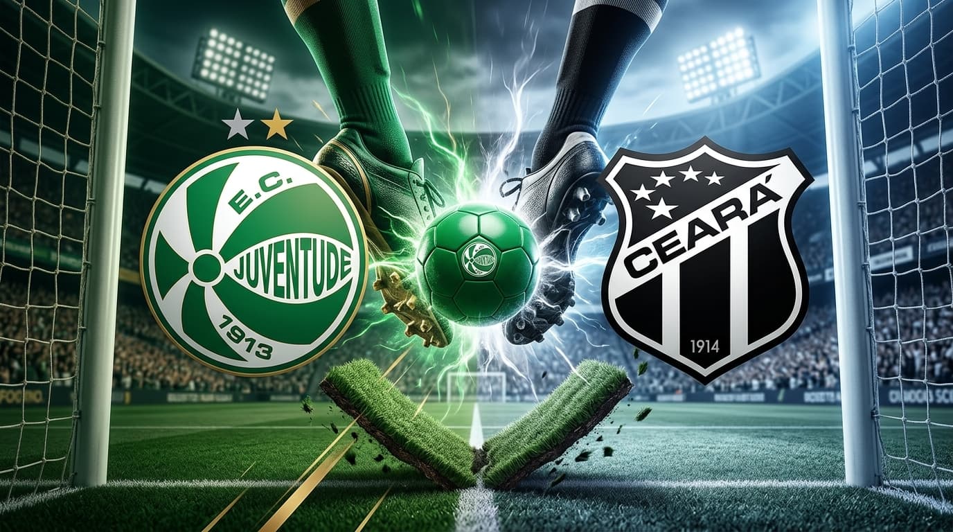 Juventude x Ceará ao vivo hoje! Onde assistir, gols, melhores momentos, horário e escalações