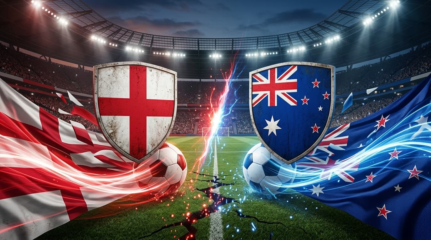 Inglaterra x Nova Zelândia se enfrentam de olho na Copa